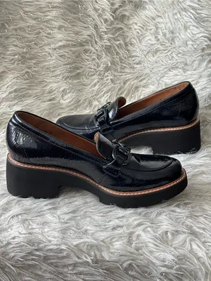 Naturalizer Blue Patent Women’s Corinne Platform Loafers Size 7.5 M thumbnail 11