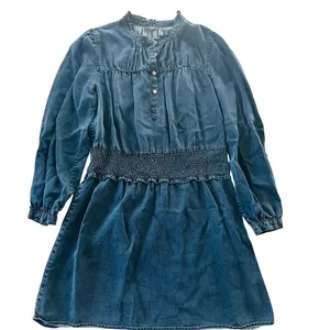 RAILS Shawna Denim Day Dress Dark Vintage Blue Size Medium Cotton Loose Fit thumbnail 2
