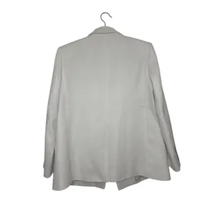 J.Crew White Linen Blazer - Preppy Coastal Grandmother Style Size 8 thumbnail 3