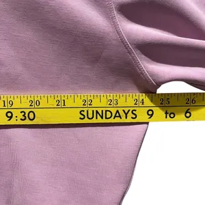 Lululemon Perfectly Oversized Softstreme Cropped Crewneck Sweatshirt Size 6 Pink thumbnail 4