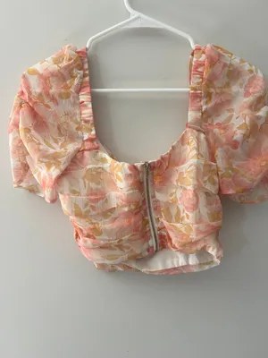 ShowPo size 4 crop top‎ White thumbnail 9