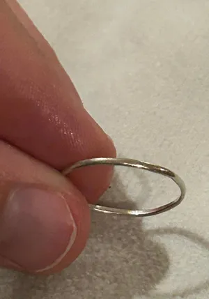 sterling silver 925 beautiful unique band ring thumbnail 1