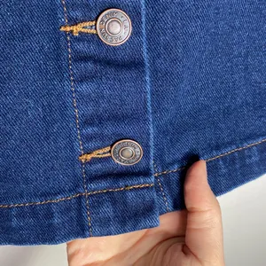 Pacsun button through dark wash denim mini skirt size 28 thumbnail 5