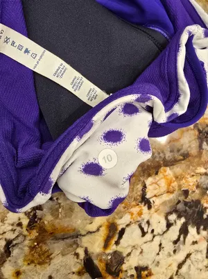 Lululemon Presta Padded Short Bruised Berry High Noon Dot White 10 thumbnail 5