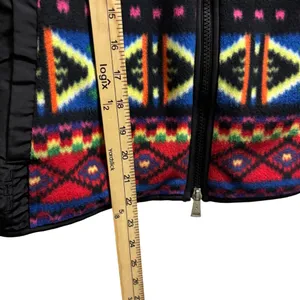Lauren Ralph Lauren Active Fleece Aztec Print Vest Size XS Multicolor thumbnail 5
