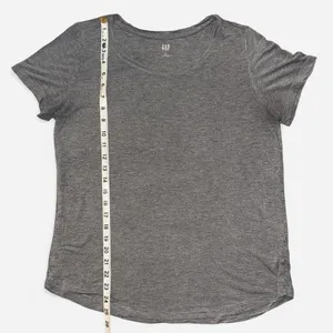 Heather Gray Gap short sleeve baby tee, size women’s large thumbnail 4