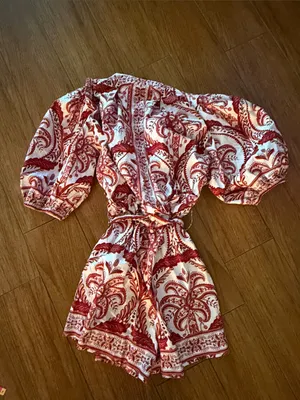 FARM Rio Tropical Cameo Organic Cotton Romper- size Large thumbnail 7