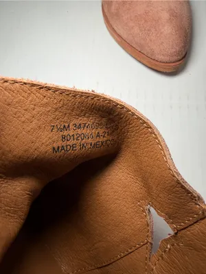 Frye Pink Suede Pointed Toe Ankle Booties thumbnail 2
