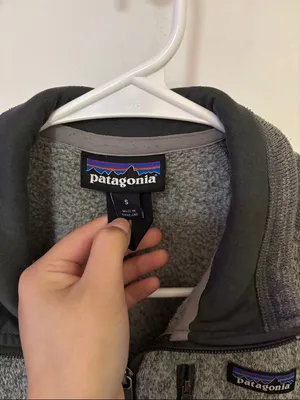 Patagonia unisex Heather Gray Half-Zip Fleece Pullover thumbnail 2