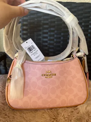 NWT Coach Gold Powder Pink Teri Shoulder Bag Signature with Charms CEA20 2026 thumbnail 1
