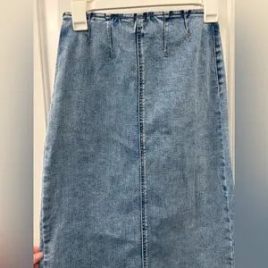 Stradivarius midi denim skirt thumbnail 2