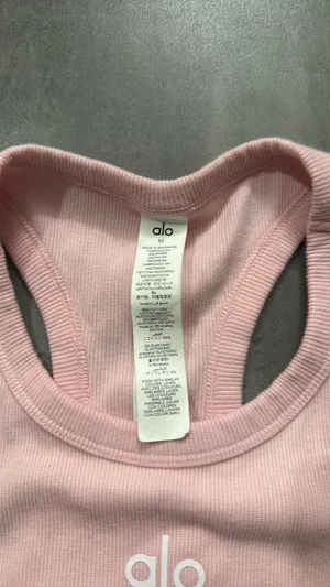 Alo Yoga Tank Top Racerback Pink thumbnail 2