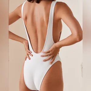 Aerie Shine Rib Birthday Scoop Cheekiest One Piece Swimsuit thumbnail 15