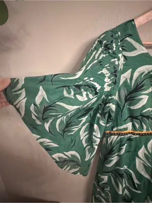 ANTHRO | Vanessa Virginia Musa Leaf Dress thumbnail 4
