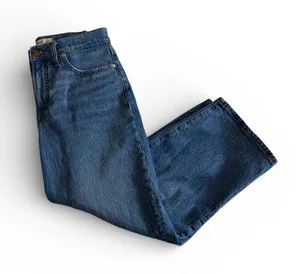 Madewell Perfect Vintage Wide Leg Crop Jeans thumbnail 1