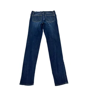 Rock & Republic‎ Womens Skinny Jeans Dark Wash Embroidered Logo Pockets Blue 4 thumbnail 3