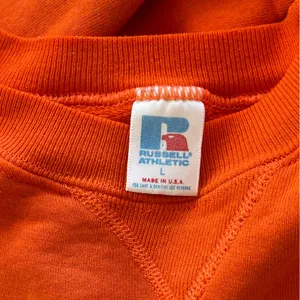 Russell Athletic Orange Auburn University 87 Vintage Pullover Sweatshirt Size L thumbnail 6