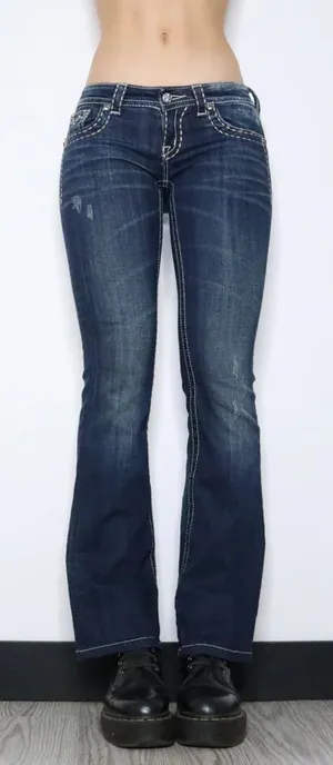 Miss Me jeans Y2k low rise boot cut NWT RARE size 31 thumbnail 1