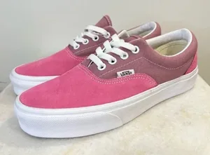 Vans Two-Tone Pink and White Sneakers thumbnail 1
