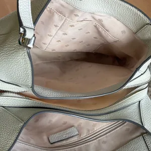 Kate Spade Leila Triple Medium Compartment Leather Shoulder Purse Lime Sherbert thumbnail 6