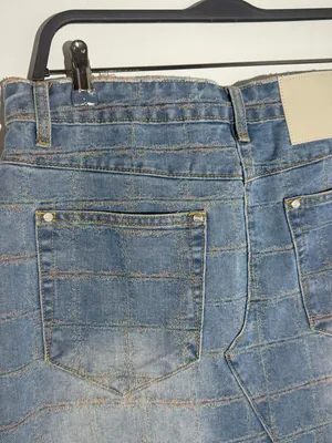 NWT Free People One Teaspoon Junkyard Low Waist Mini Denim Skirt - Tropical Blue thumbnail 9