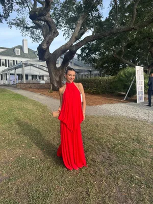 ASOS Red Dress Maxi thumbnail 4