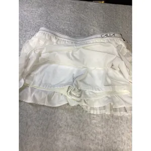 Calia Pleated Mesh Skort Womens XXL Pure White High Rise Tennis‎ Court WAX15225W thumbnail 5