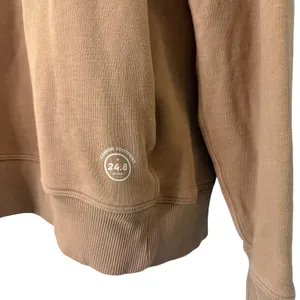 Allbirds Tan Beige Hoodie Organic Cotton Hemp Tencel Sweatshirt Unisex Size L thumbnail 8