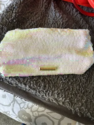 Victoria's Secret Iridescent Sequin Clutch in Pastel Shades thumbnail 4