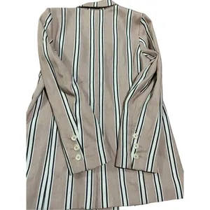 Free People Uptown Girl Blazer sz small‎ soft pink combo thumbnail 10