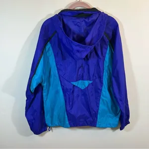 Vintage Nike Windbreaker Purple Blue Medium‎ Gray Tag thumbnail 10