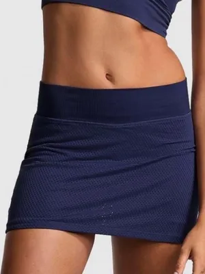 Victoria’s Secret Soft Seamless Mesh Skort Navy thumbnail 1