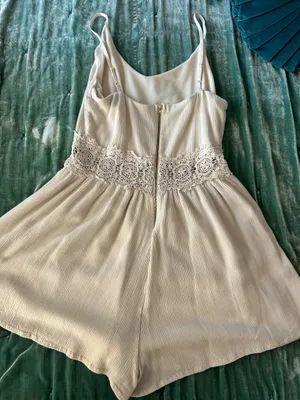 Beige Romper Tan thumbnail 3