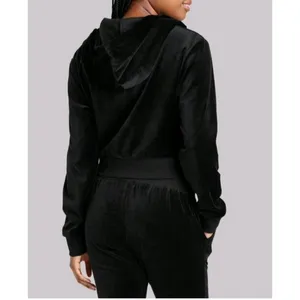 Wild Fable Black Velour Zip-Up Hoodie Women’s S NWT thumbnail 2