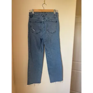 Good American Good Legs Straight Raw Hem jeans Size 6 thumbnail 2