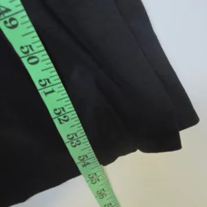 Hearts Black Sleeveless Mock‎ Neck Side Slit Maxi Dress Size Large thumbnail 10