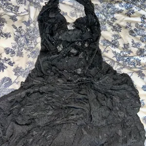 Romwe Black short mini dress thumbnail 5