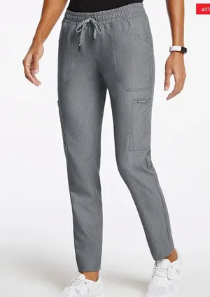 🖤- Jaanuu Women's 8-Pocket Cargo Scrub Pant - black‎ thumbnail 1