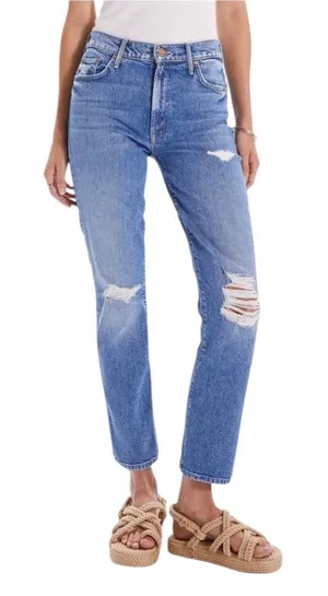 MOTHER Insider Ankle Jean – Bloom & Doom thumbnail 1