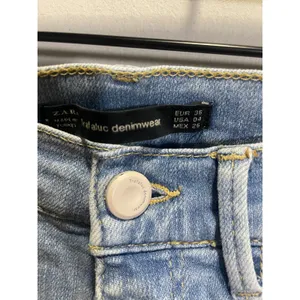 Zara Skinny Jeans Womens 4 Blue Light Wash Embrace Silhouettes High‎ Rise Casual thumbnail 4