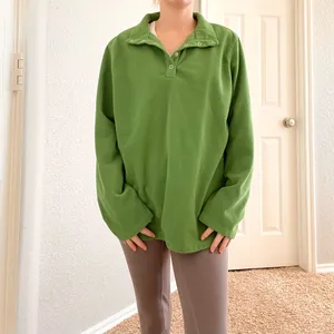 North crest Green Fleece Pullover Size M thumbnail 6