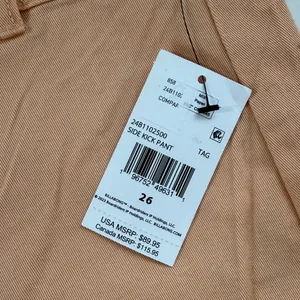 Billabong Side Kick High Waisted Wide Leg Pants Sunset Orange Womens 26 NWT Boho thumbnail 4
