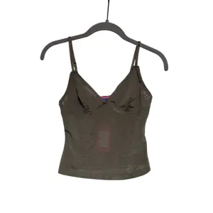 Edikted Green Sheer Mesh Camisole Tank Top XS thumbnail 2