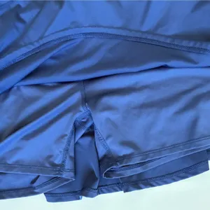 Tommy Bahama Golf Skort Womens Large Navy Blue Ruffle‎ Hem Athletic Skirt Shorts thumbnail 7