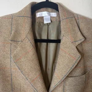 VTG The Limited Wool Blend Herringbone Tweed Blazer Career Academia‎ Size 6 thumbnail 5