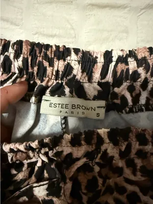 Estee Brown cheetah print pants thumbnail 2