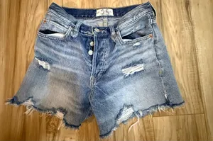 Free People Denim Shorts thumbnail 1