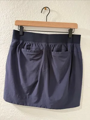 ATHLETA Navy Blue Athletic Skort w Mesh Shorts Size 6 thumbnail 2