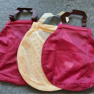 Set of 3 Reusable‎ Mesh Shopping Bags - Small Opening, Perfect for Fruits new thumbnail 1