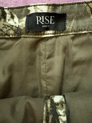 Camo Cargo Mini Skirt - Olive Camo thumbnail 2